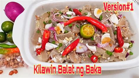 kinilaw na balat ng baka|THE BEST KINILAW NA BALAT NG BAKA PANG PULUTAN .